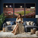 Indiana University Hoosiers Football Team Print Canvas -