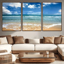 Sea View From the Beach Canvas Print