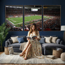 Miami Hurricanes Football Team Print Canvas- Miami Hard Rock