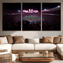 Ohio State University Buckeyes Football Team Print - by MyGreatCanvas | Canvas Wall Art Prints | Photo Prints & Wall Decor