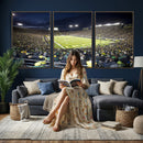 University of Oregon Ducks Football Team Print - Eugene