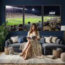 Purdue University Boilermakers Football Team Print - West