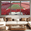 Rutgers Scarlet Knights Football Team Print - Piscataway SHI by MyGreatCanvas | Canvas Wall Art Prints | Photo Prints & Wall Decor