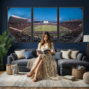 Texas Tech Red Raiders Canvas, Framed Football Team Print -
