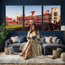 Jones AT&T Stadium Texas Tech Red Raiders Wall Art | Large