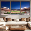 Rutgers Scarlet Knights Football Team Print - Piscataway SHI by MyGreatCanvas | Canvas Wall Art Prints | Photo Prints & Wall Decor