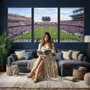 TCU Horned Frogs Football Team Print - Fort Worth Amon G.