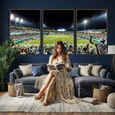 The Tulane University Green Wave Football Team Print - New