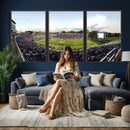 The Duke University Blue Devils Football Team Print - Durham