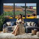 Puskar Stadium Canvas Print Wall Art - Morgantown Print -