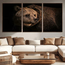 Wild Grizzly 399 Bear Canvas Wall Art Print, Bear Animal by MyGreatCanvas | Canvas Wall Art Prints | Photo Prints & Wall Decor