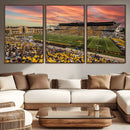 University of Wyoming Cowboys Football Team Print - Laramie by MyGreatCanvas | Canvas Wall Art Prints | Photo Prints & Wall Decor