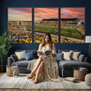 University of Wyoming Cowboys Football Team Print - Laramie