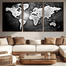 World Map Wall Art Canvas Print – Framed Wall Art for by MyGreatCanvas | Canvas Wall Art Prints | Photo Prints & Wall Decor