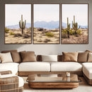 Desert Cactus Canvas Wall Art – Serene Southwestern Arizona by MyGreatCanvas | Canvas Wall Art Prints | Photo Prints & Wall Decor