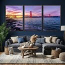 Golden Gate Bridge Wall Art Canvas Print – Framed San by MyGreatCanvas | Canvas Wall Art Prints | Photo Prints & Wall Decor