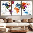 World Map Canvas Print – Framed Travel Map Wall Art for by MyGreatCanvas | Canvas Wall Art Prints | Photo Prints & Wall Decor