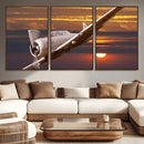 Old War Plane Wall Art Canvas Print by MyGreatCanvas | Canvas Wall Art Prints | Photo Prints & Wall Decor