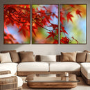 Red Leaves Autumn Forest Wall Art Canvas, Red Leaves Autumn by MyGreatCanvas | Canvas Wall Art Prints | Photo Prints & Wall Decor