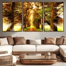 Sunshine in Forest and Trees Wall Art Canvas Print by MyGreatCanvas | Canvas Wall Art Prints | Photo Prints & Wall Decor
