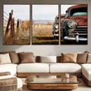 Classic Cars Vintage Wall Art Canvas Print