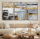 Abstract Painting Canvas Wall Art Print Paint Drip Art Brush