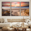 Sunset on the Sea Wall Art Canvas Print by MyGreatCanvas | Canvas Wall Art Prints | Photo Prints & Wall Decor