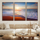 Ocean Beach Wall Art – Coastal Sunset Tropical Island by MyGreatCanvas | Canvas Wall Art Prints | Photo Prints & Wall Decor