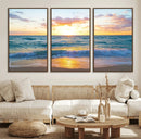 Coastal Wall Art - Vintage World Map Canvas Print with