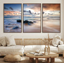Serene Weather On The Beach Wall Art Canvas Print by MyGreatCanvas | Canvas Wall Art Prints | Photo Prints & Wall Decor