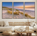 Sunrise On The Beach Wall Art Canvas Print