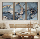 Multipanel Marble Fluid Effect Wall Art Abstract Canvas Wall