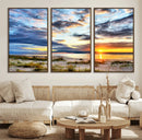 Sunset On The Ocean Wall Art Canvas Print by MyGreatCanvas | Canvas Wall Art Prints | Photo Prints & Wall Decor