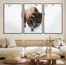 Bison Winter Wall Art Canvas Print For Farmhouse Decor by MyGreatCanvas | Canvas Wall Art Prints | Photo Prints & Wall Decor