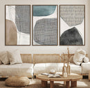 Canvas Print Wall Art Abstract Art Boho, Framed Boho Decor