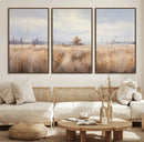 Golden Fields Wall Art Print Canvas – Serene Landscape of by MyGreatCanvas | Canvas Wall Art Prints | Photo Prints & Wall Decor
