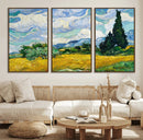 Wheatfield With Cypresses By Van Gogh Painting Wall Art