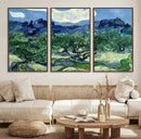 Olive Trees Van Gogh Wall Art Canvas Print