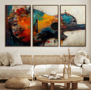 Abstract Guitar Wall Art Canvas | Vibrant Music-Inspired Art by MyGreatCanvas | Canvas Wall Art Prints | Photo Prints & Wall Decor