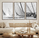 Yacht Sailboat Regatta Canvas Wall Art Canvas Print