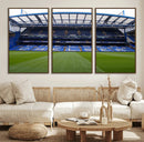 Chelsea FC Soccer Team Print - Stamford Bridge Stadium Wall