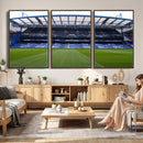Chelsea FC Soccer Team Print - Stamford Bridge Stadium Wall