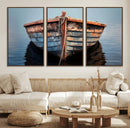 Stunning Vintage Boat Canvas Print | Nautical Wall
