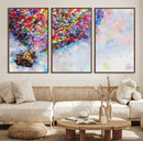 Don't Look Up Movie Canvas Wall Art - Vibrant Floating House