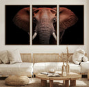 Wild Elephant Wall Art Canvas Print, Africa Savannah Wild by MyGreatCanvas | Canvas Wall Art Prints | Photo Prints & Wall Decor