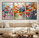 Abstract Butterfly Wall Art Canvas Print
