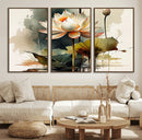 Lotus Flower Watercolor Canvas Print – A Symbol of Serenity by MyGreatCanvas | Canvas Wall Art Prints | Photo Prints & Wall Decor