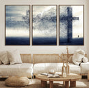 Jesus and the Fading Cross Wall Art Print – Symbol of Faith, by MyGreatCanvas | Canvas Wall Art Prints | Photo Prints & Wall Decor