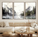 Yosemite Valley Wall Art Canvas Print – Framed and Ready to