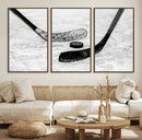 Winter Ice Hockey Sport Canvas Wall Art Print - Hockey Wall by MyGreatCanvas | Canvas Wall Art Prints | Photo Prints & Wall Decor